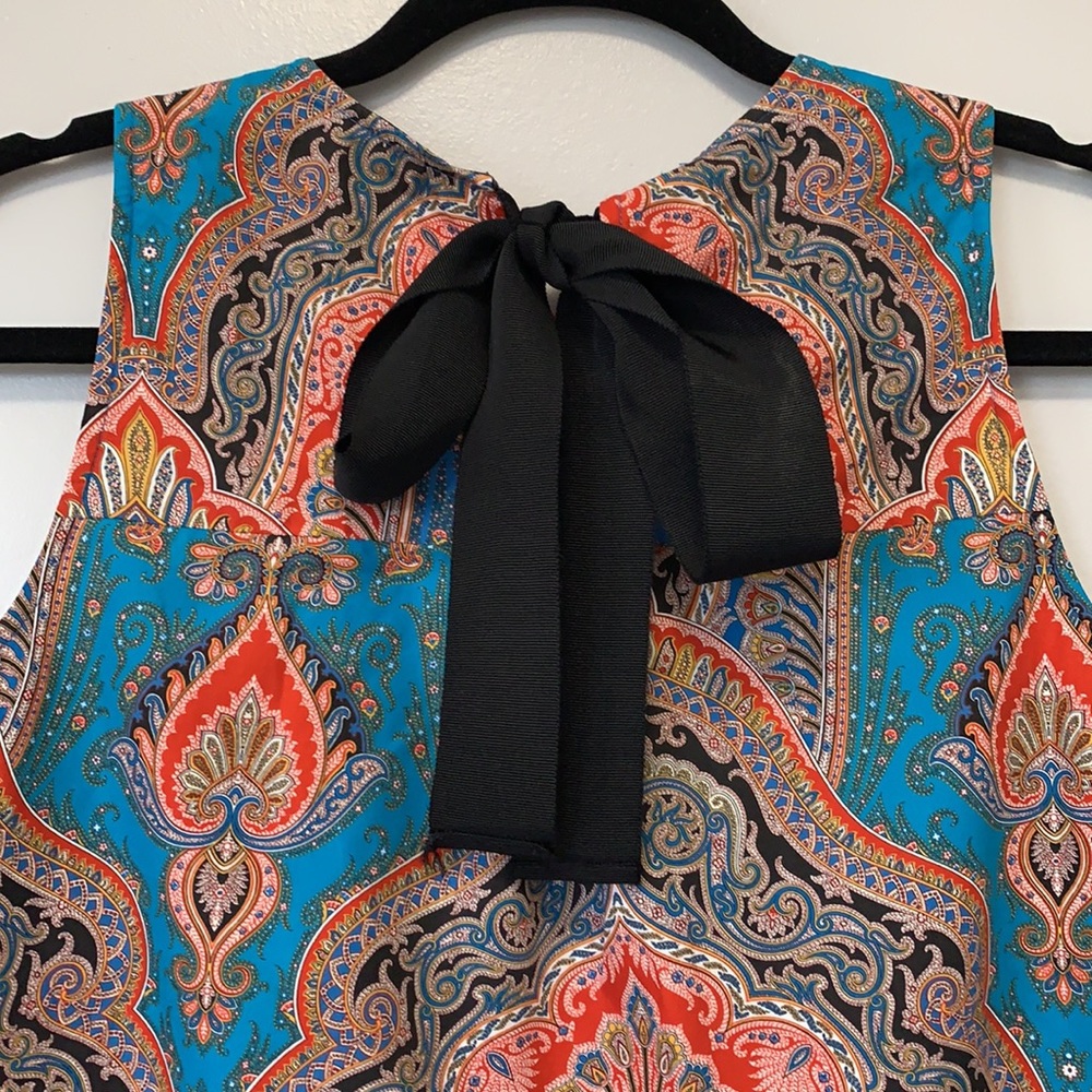 J.CREW paisley print cotton tank - Picture 4 of 9